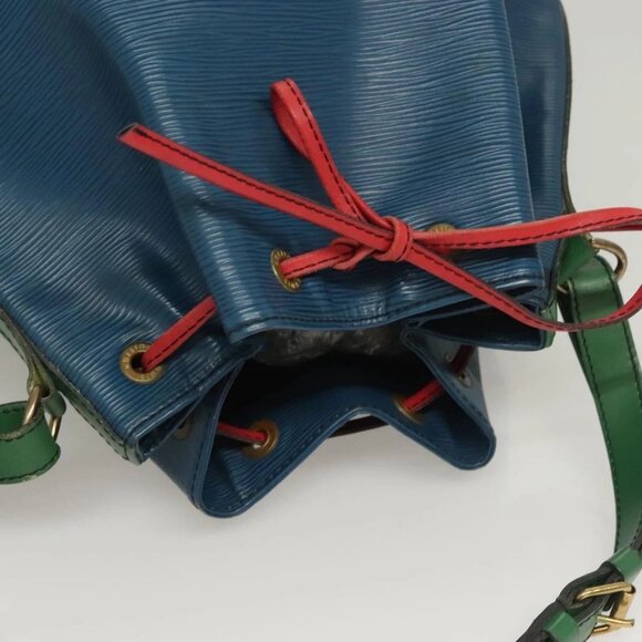 LOUIS VUITTON Epi Toriko Color Noe Bag Red Blue Green M44084 LV Auth - Picture 11 of 16